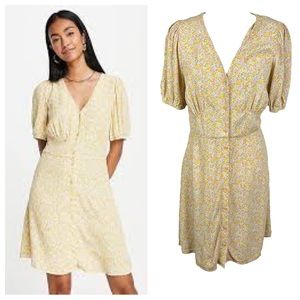 & Other Stories Button Up Mini Tea Dress.